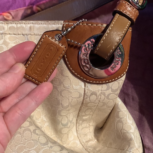 Great canvas and leather Coach shoulder bag - Picture 11 of 11